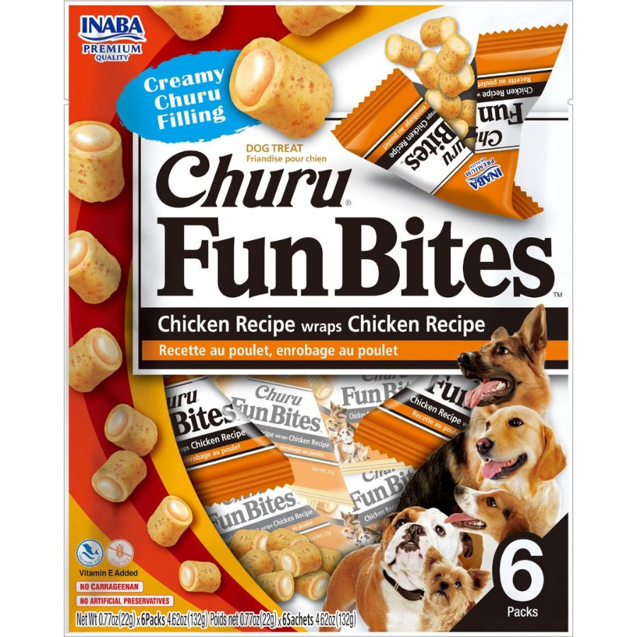 Churu fun bites pollo para perro